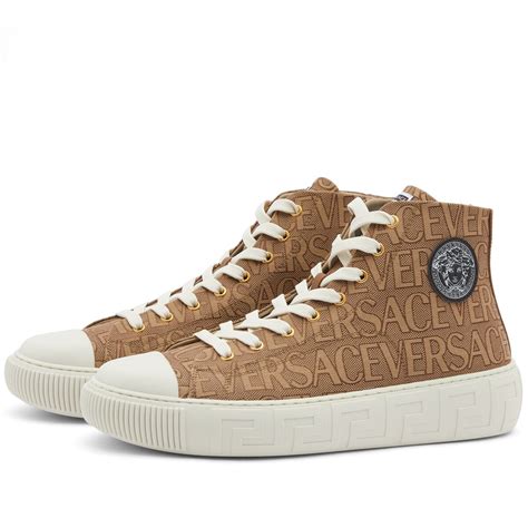 versace tennis shoes women's|Versace high top vintage sneaker.